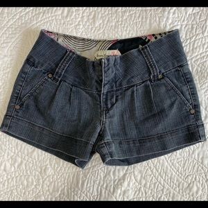 Denim shorts